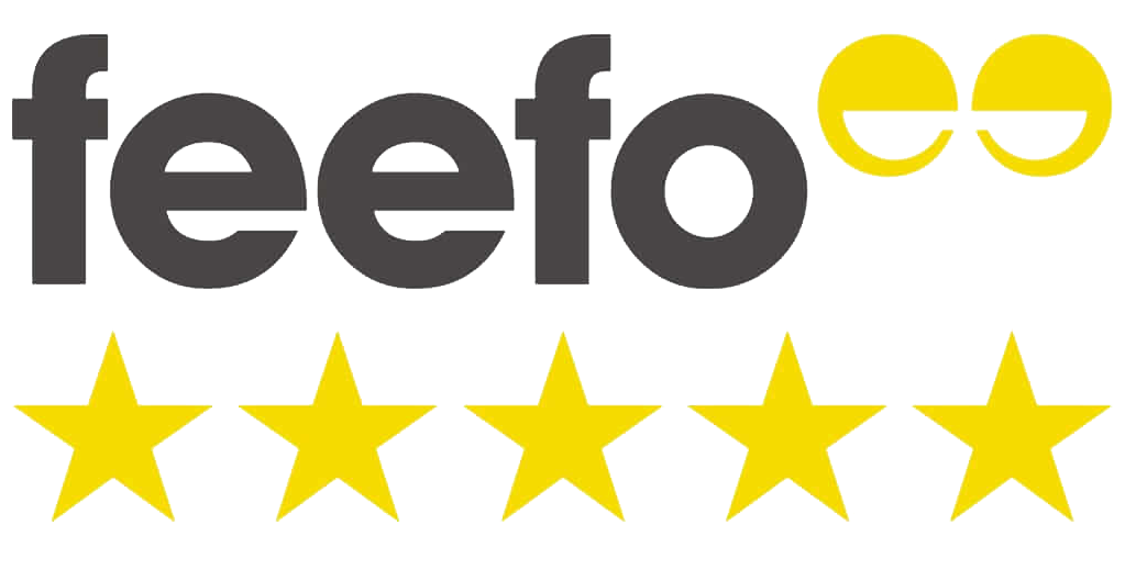 Feefo 4.9/5 stars