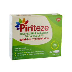 Piriteze Tablets Packshot